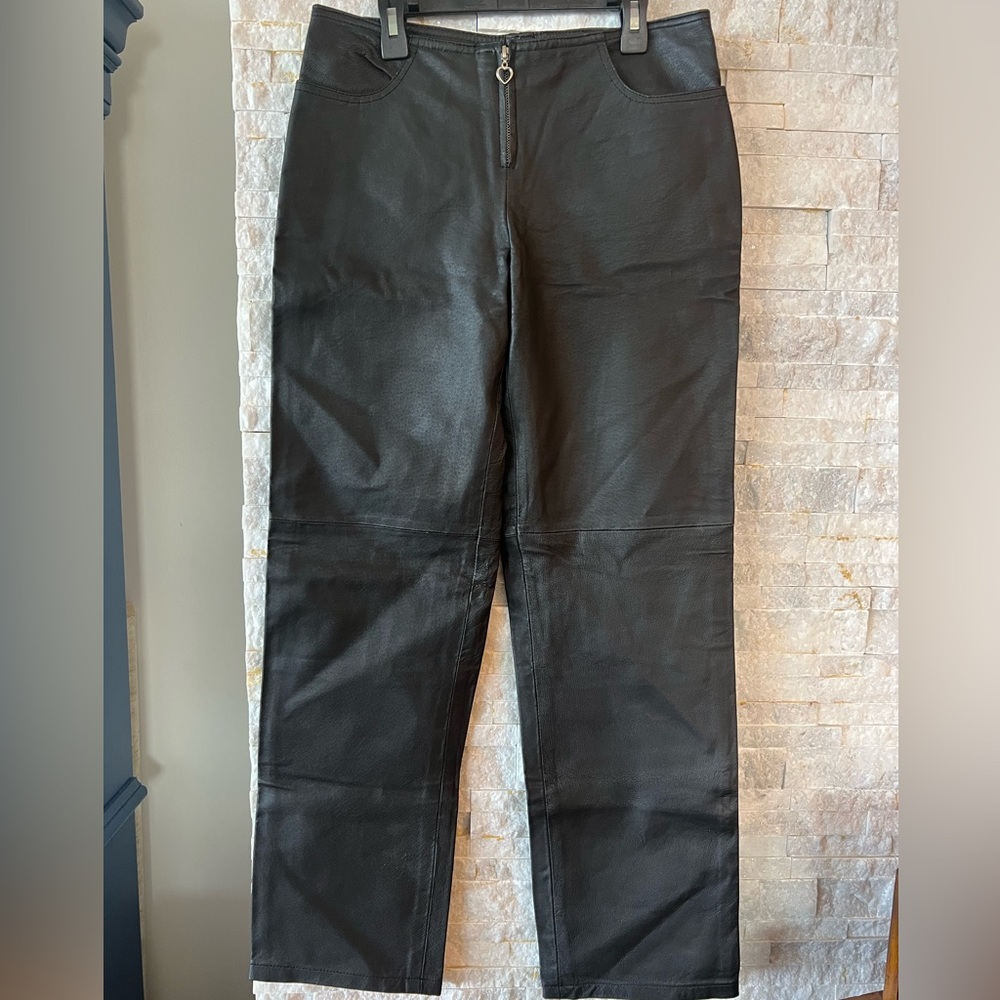 Hot Leathers Women's 100% Leather Pants 7/8